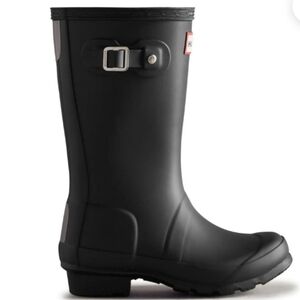 Hunter Black Rain Boots Kids Size 1/2